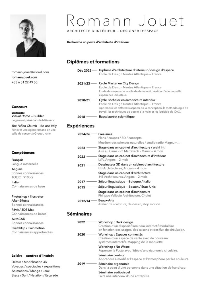 cv romann jouet