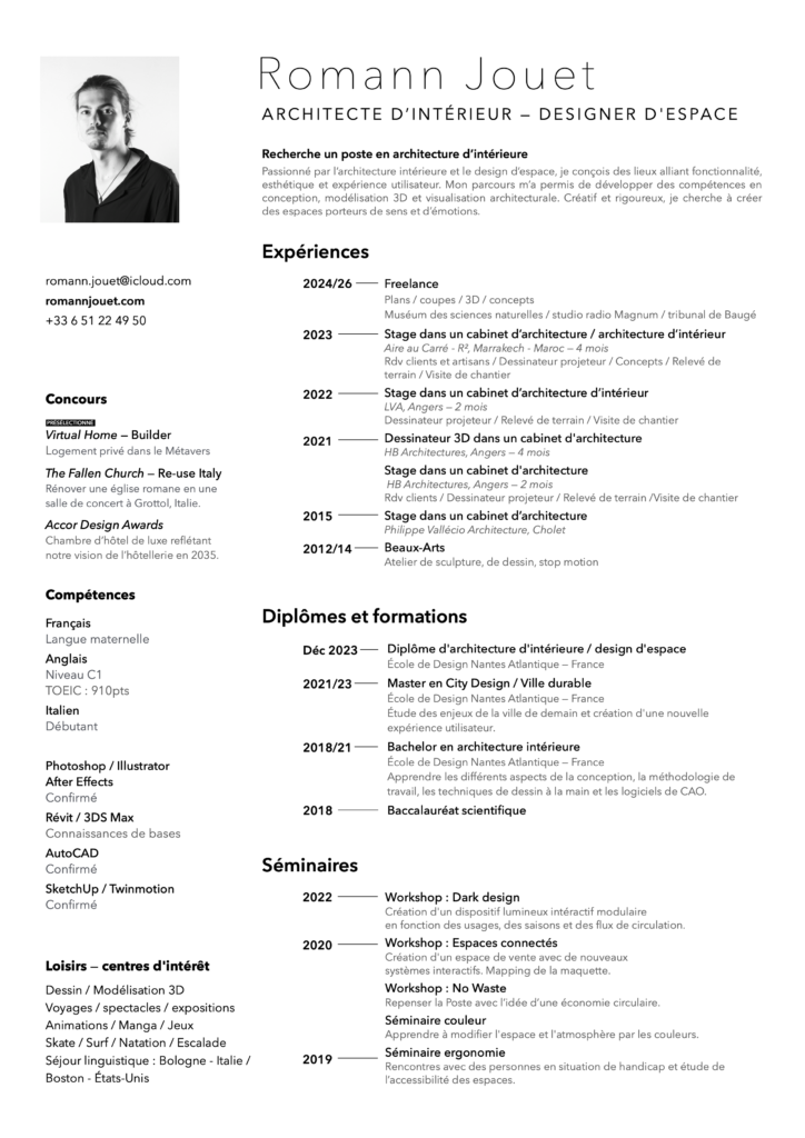 cv romann jouet